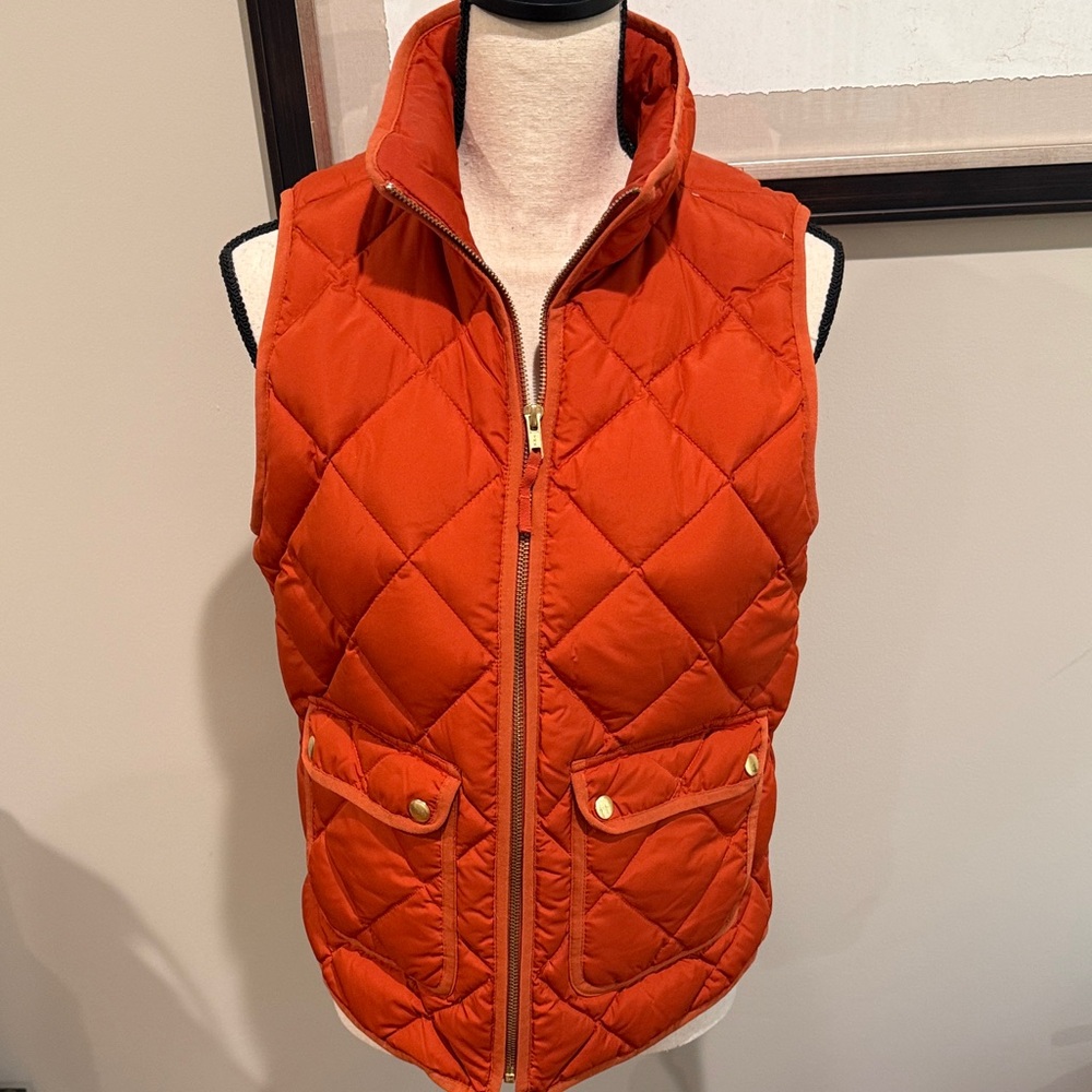 Rust Quilted Vest